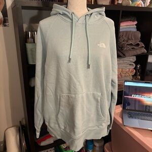 TNF mint green hoodie